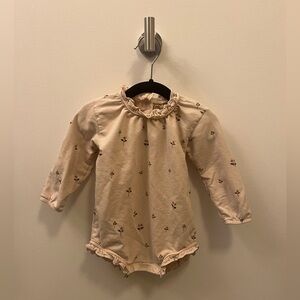 BUHO (9mo) long sleeve snap bottom romper